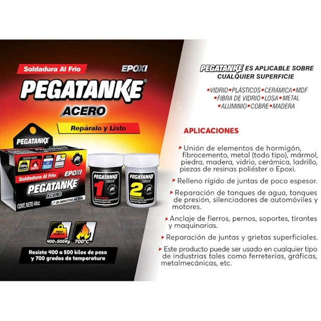 Adesivo Epóxi 32ml Pegatanke - ço