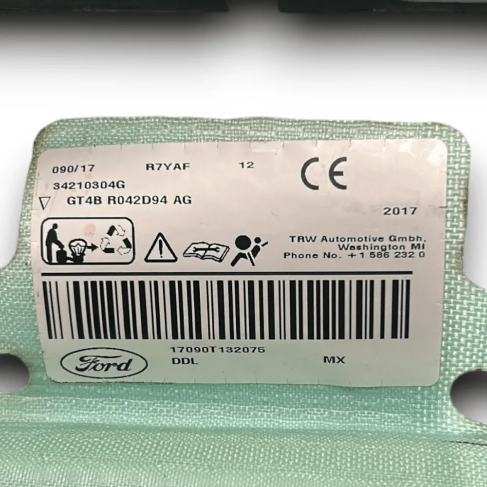 Airbag de cortina dianteiro direito ford edge cod:34210304g (2015 >)