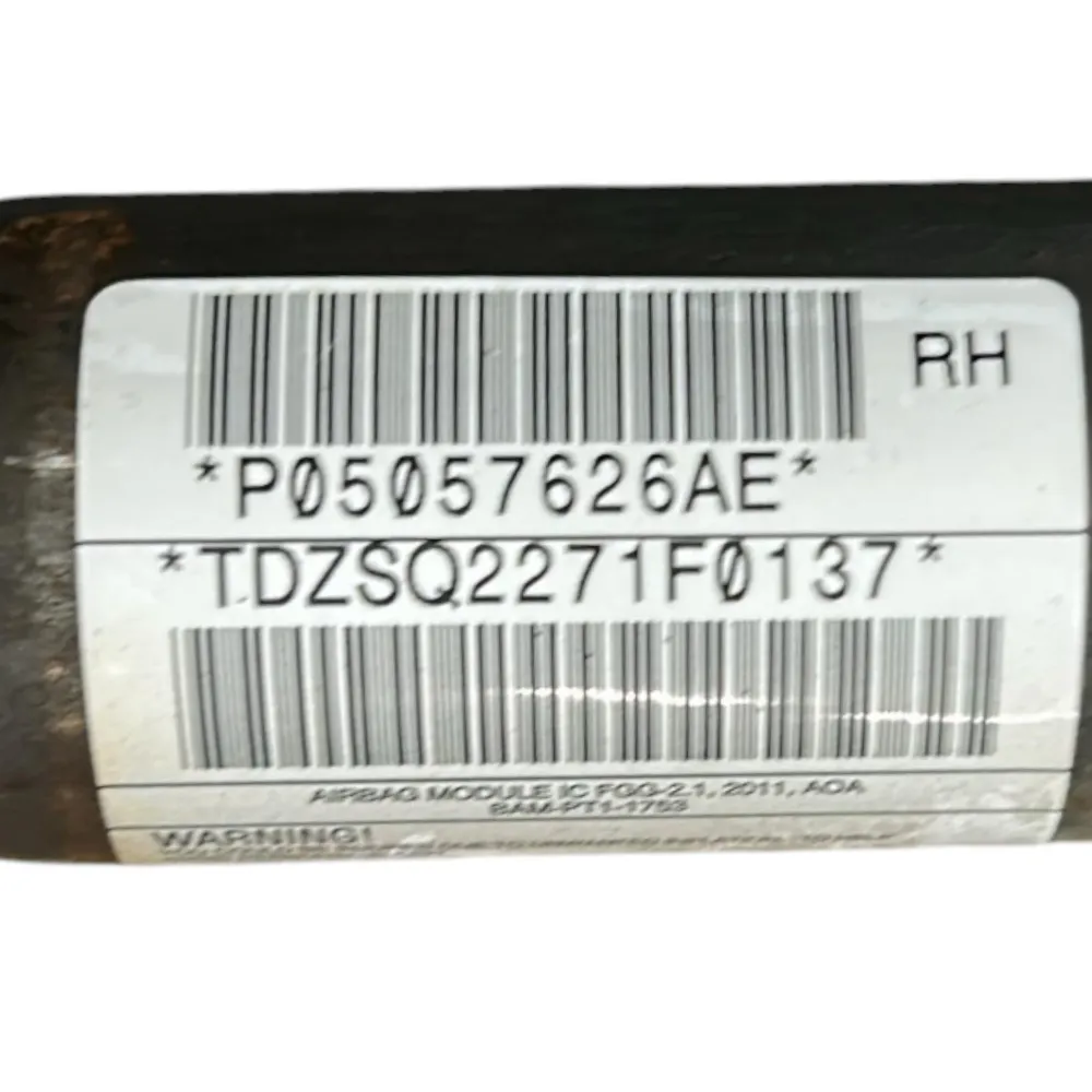 Airbag de cortina direita Lancia Voyager Cod.P05057626e (2011> 2014)