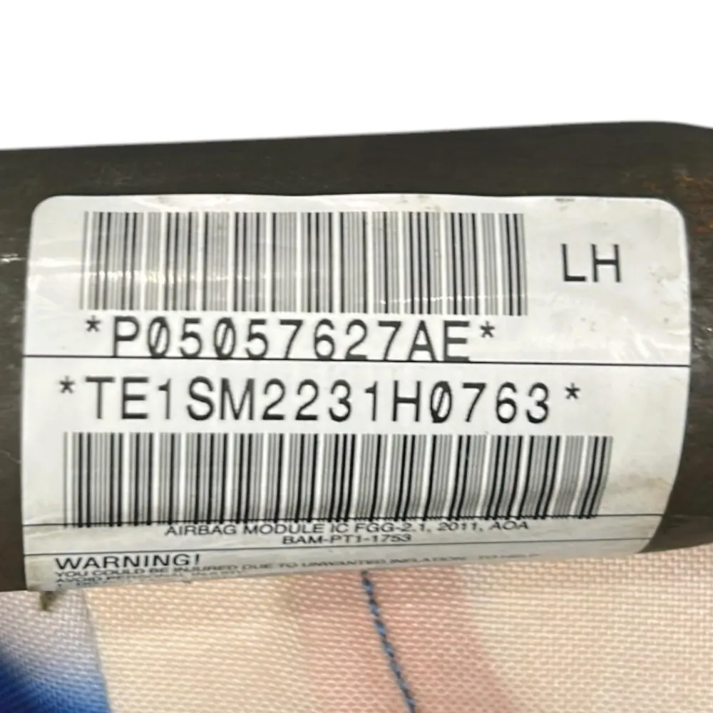 Airbag da cortina frontal esquerda Lancia Voyager Cod.P05057627AE (2011> 2014)