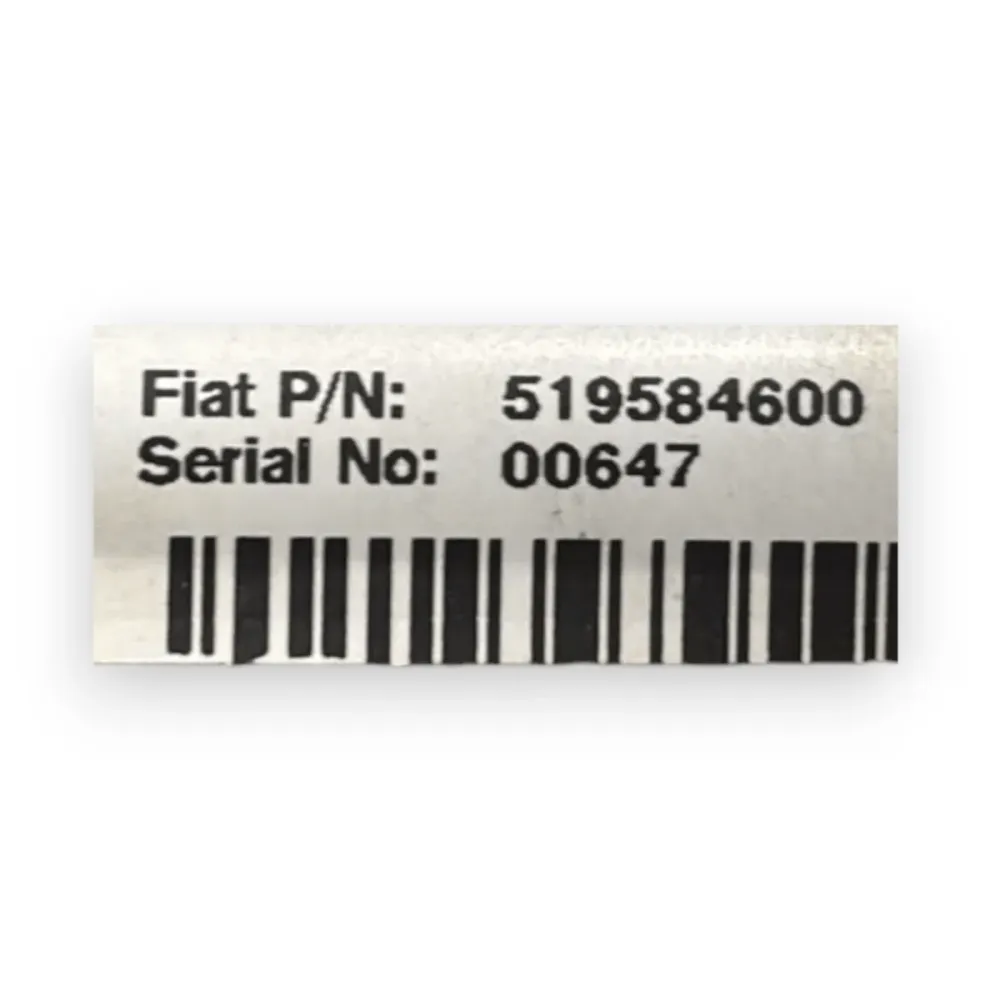 Airbag de cortina lateral esquerda (esq) fiat 500L cod:519584600 (2012-2022)