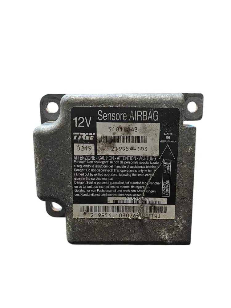 Airbag Fiat Croma Cod Control Unit: 51814843 (2005-2010)