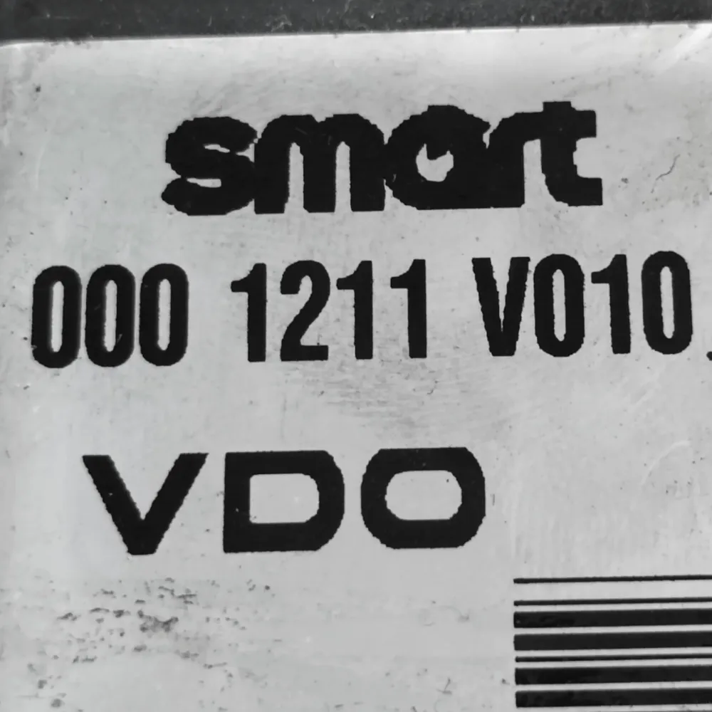 Airbag Smart Fortwo A450 (1998-2007) Unidade de controle de bacalhau: 0001211v010