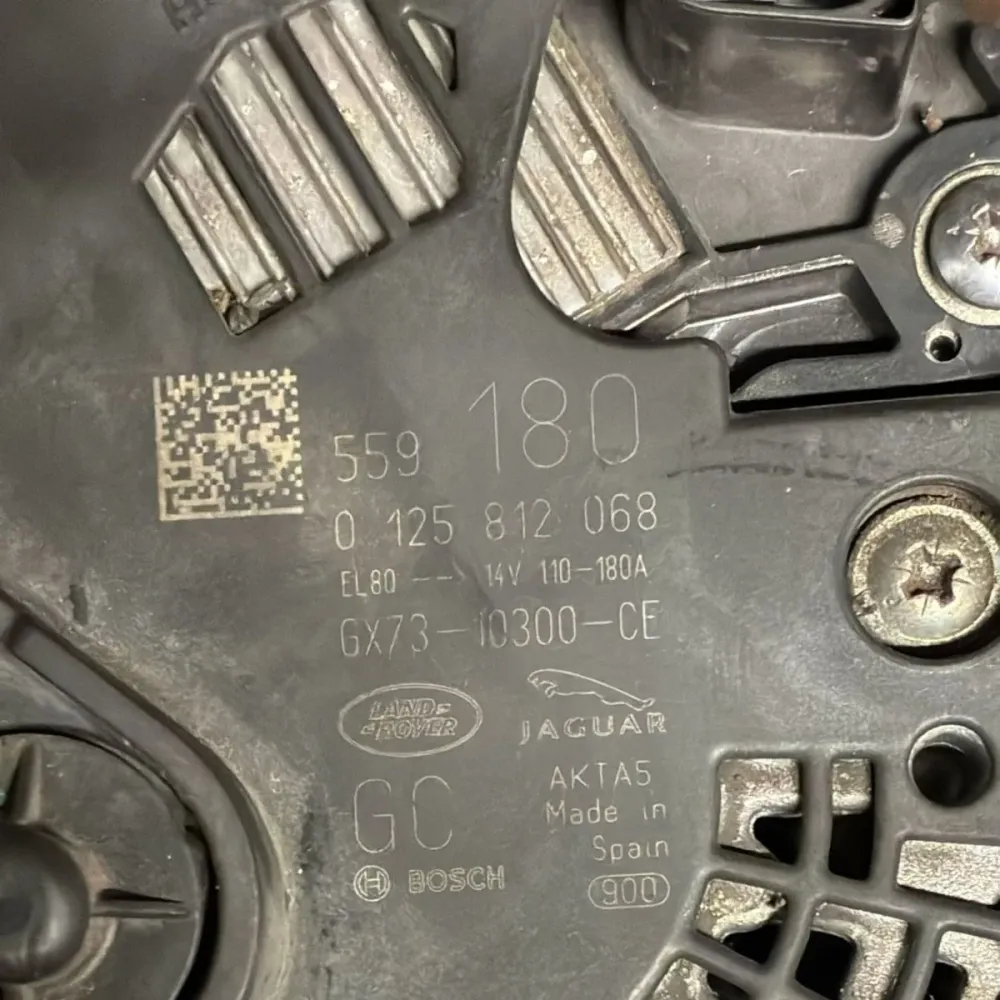 Alternador range rover evoque l538 cod. 0125812068 2.0 diesel (2011 > 2018)
