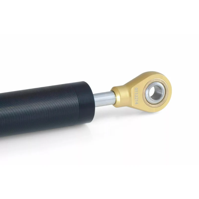 Amortecedor de direção CSC corrida 75 invertido - Preto/Dourado Hyperpro
