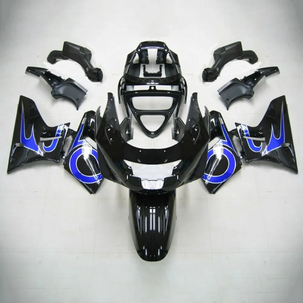 1993-2007 Kawasaki ZZR400 1998-2003 ZZR600 AMOTOPART Injeção Kit de fada para carroceria Plástico ABS #102