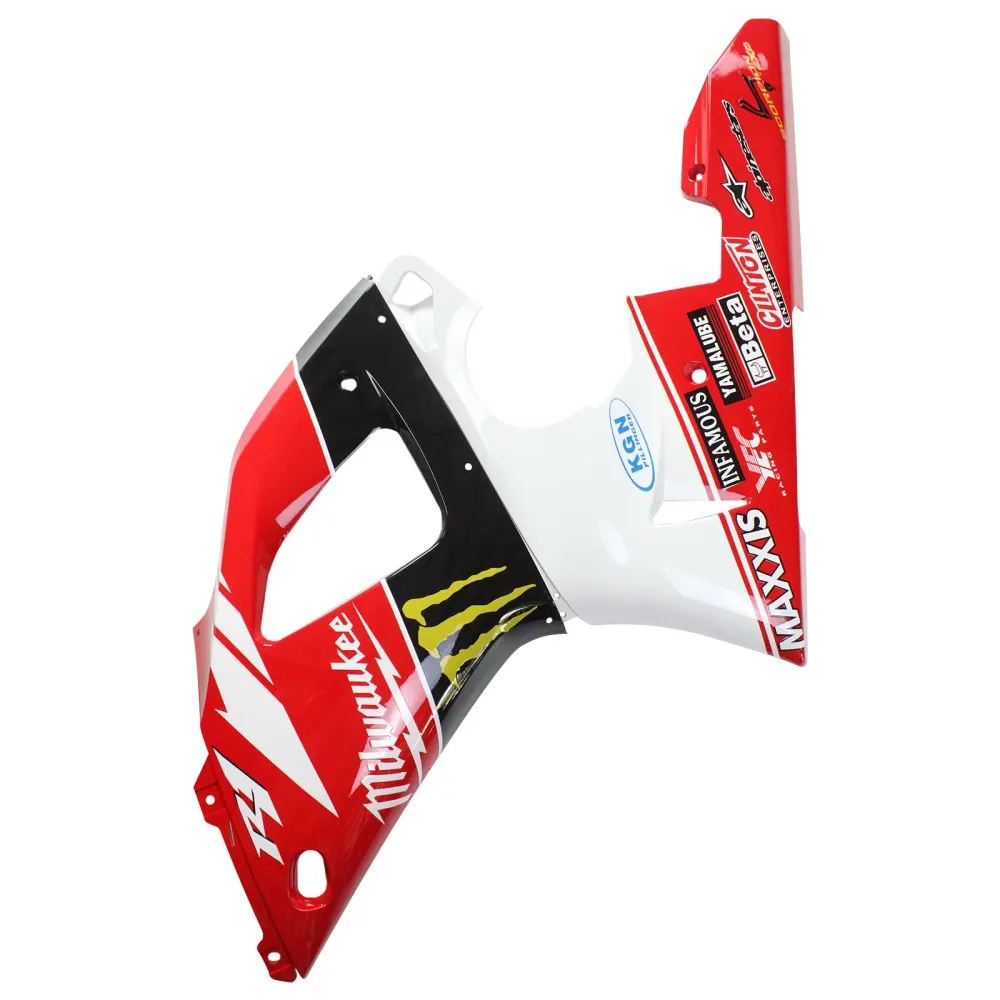 1998-1999 Yamaha YZF 1000 R1 Kit de carenagem de injeção de injeção Plástico ABS #109 Amotopart