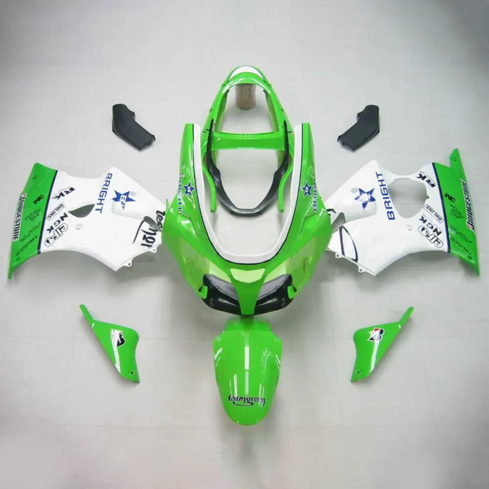2000-2002 Kawasaki ZX6R 636 Kawasaki ZZR600 2005-2008 Kit de carenagem de injeção AMOTOTT KIT BOYWORK ABS #102 Amotopart