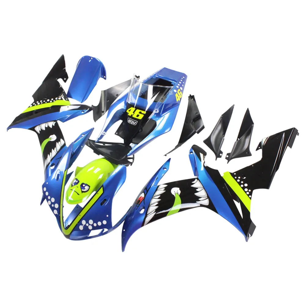 2002-2003 Yamaha YZF 1000 R1 Kit de carenagem de injeção AMOTOPT KIT BOYWORK ABS #115 Amotopart