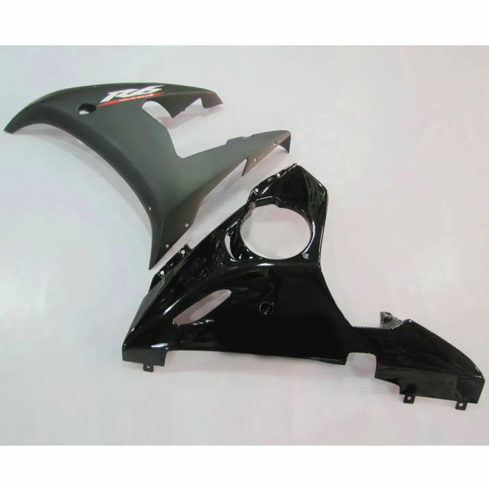 2003-2004 Yamaha YZF R6 2006-2009 R6S AMOTOPART BLACK ABS FEITURAÇÃO DA INFENSÃO BODYWORK KIT #24