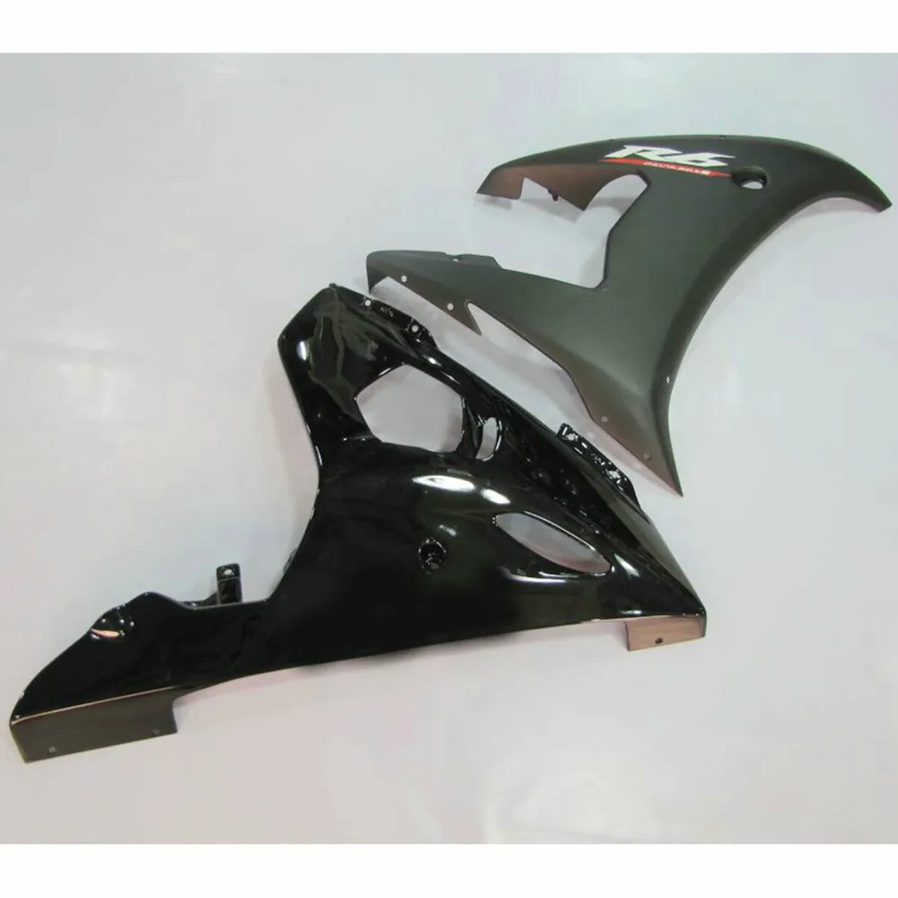2003-2004 Yamaha YZF R6 2006-2009 R6S AMOTOPART BLACK ABS FEITURAÇÃO DA INFENSÃO BODYWORK KIT #24