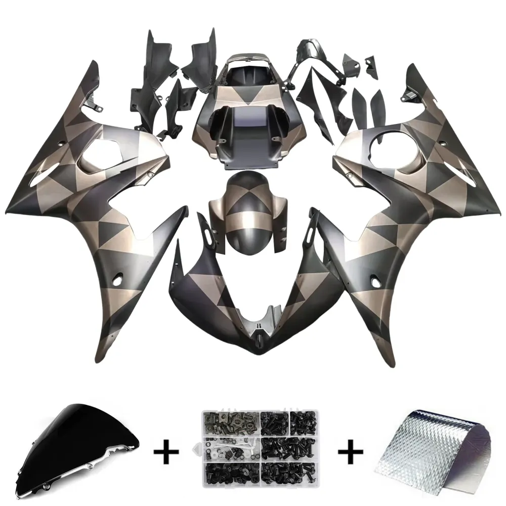 2003-2004 Yamaha YZF 600 R6 2006-2009 R6S AMOTOPT INFECÇÃO KIT BODYWORK PLÁSTICO ABS #144 Amotopart