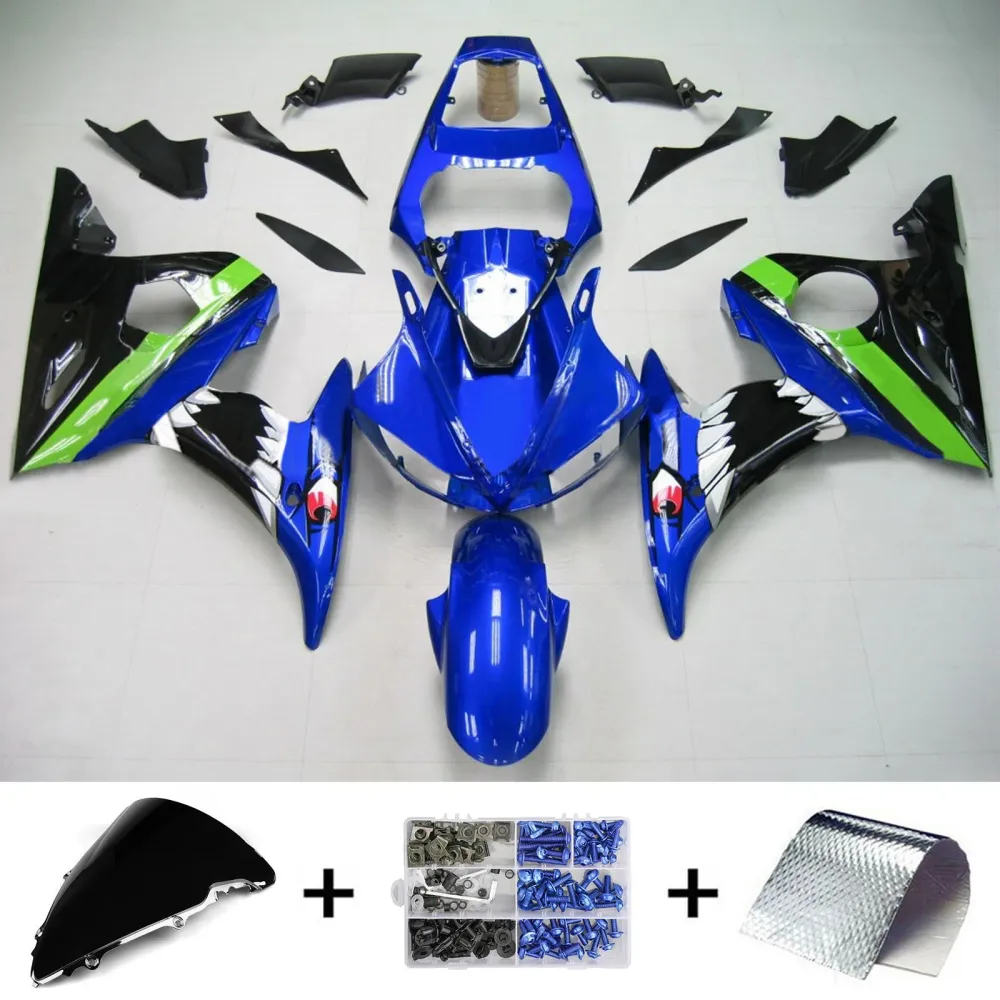 2003-2004 Yamaha YZF 600 R6/2006-2009 R6S Injeção Kit de carnuda de carniç Plástico ABS #150 Amotopart