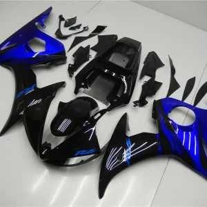 2003-2004 Yamaha Yzf R6 Faining Blue Black Kit Amotopart