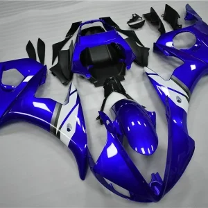 2003-2004 Yamaha Yzf R6 Faining Blue White Kit Amotopart
