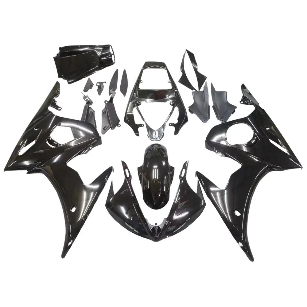 2003-2004 Yamaha YZF R6 Faining Gloss Black Kit Amotopart