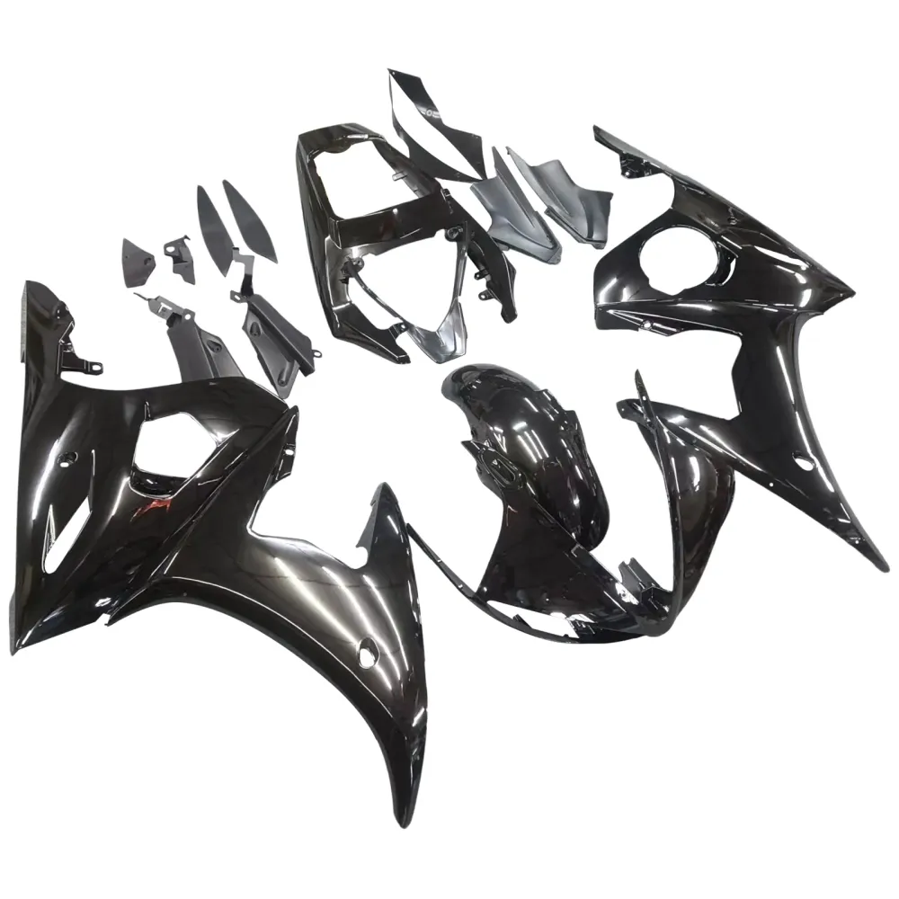 2003-2004 Yamaha YZF R6 Faining Gloss Black Kit Amotopart