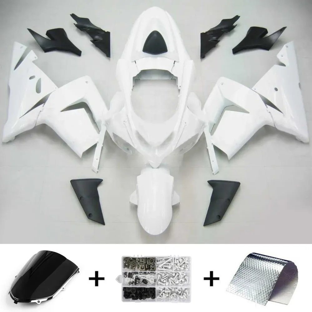 2004-2005 Kawasaki ZX10R Kit de carenagem de injeção AMOTOPT KIT BOYWORK ABS #128 Amotopart