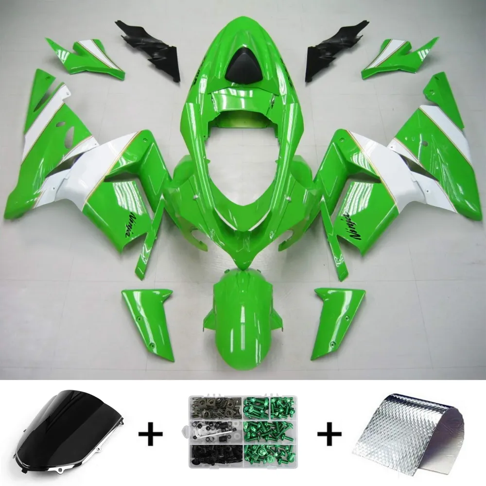 2004-2005 Kawasaki ZX10R Kit de carenagem de injeção AMOTOPT KIT BOYWORK ABS #124 Amotopart