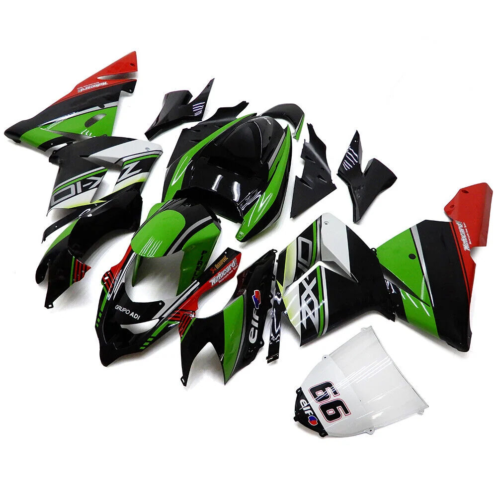 2004-2005 Kawasaki ZX10R Kit de carenagem de injeção de AMOTOPART PLÁSTICO ABS #120