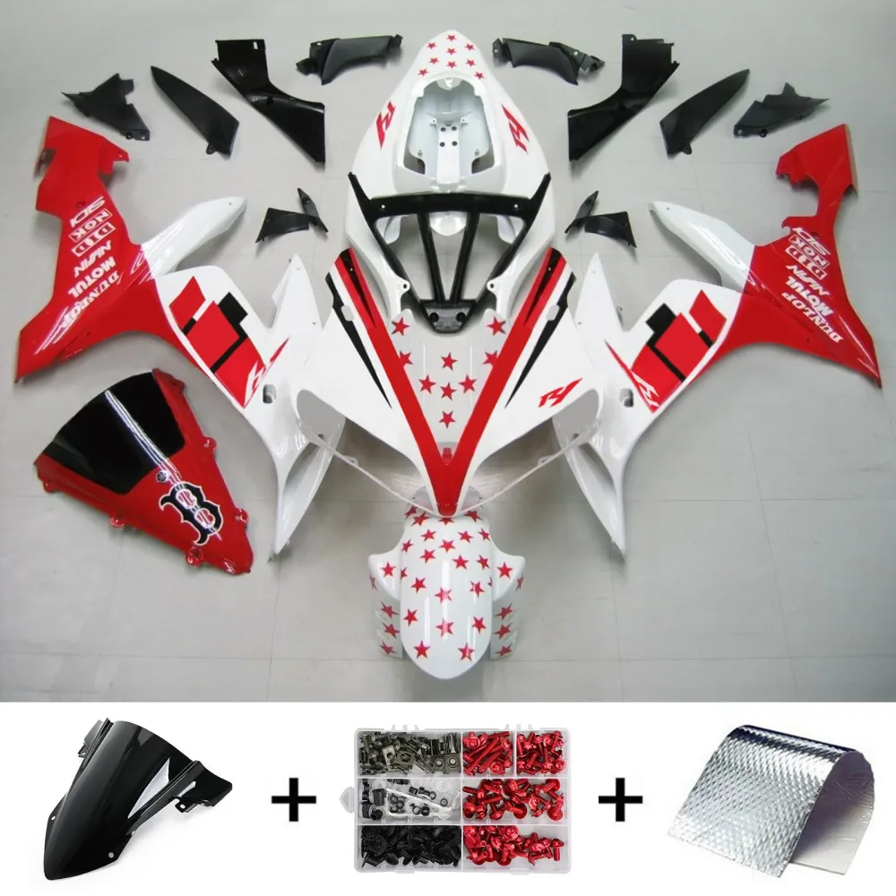 2004-2006 Yamaha YZF 1000 R1 Kit de carenagem de injeção AMOTOPT KIT BOYWORK ABS #148 Amotopart