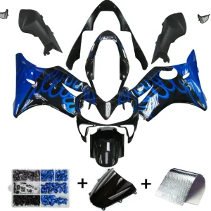 2004-2007 HONDA CBR600 F4I AMOTOPART FAINING BLUE KIT