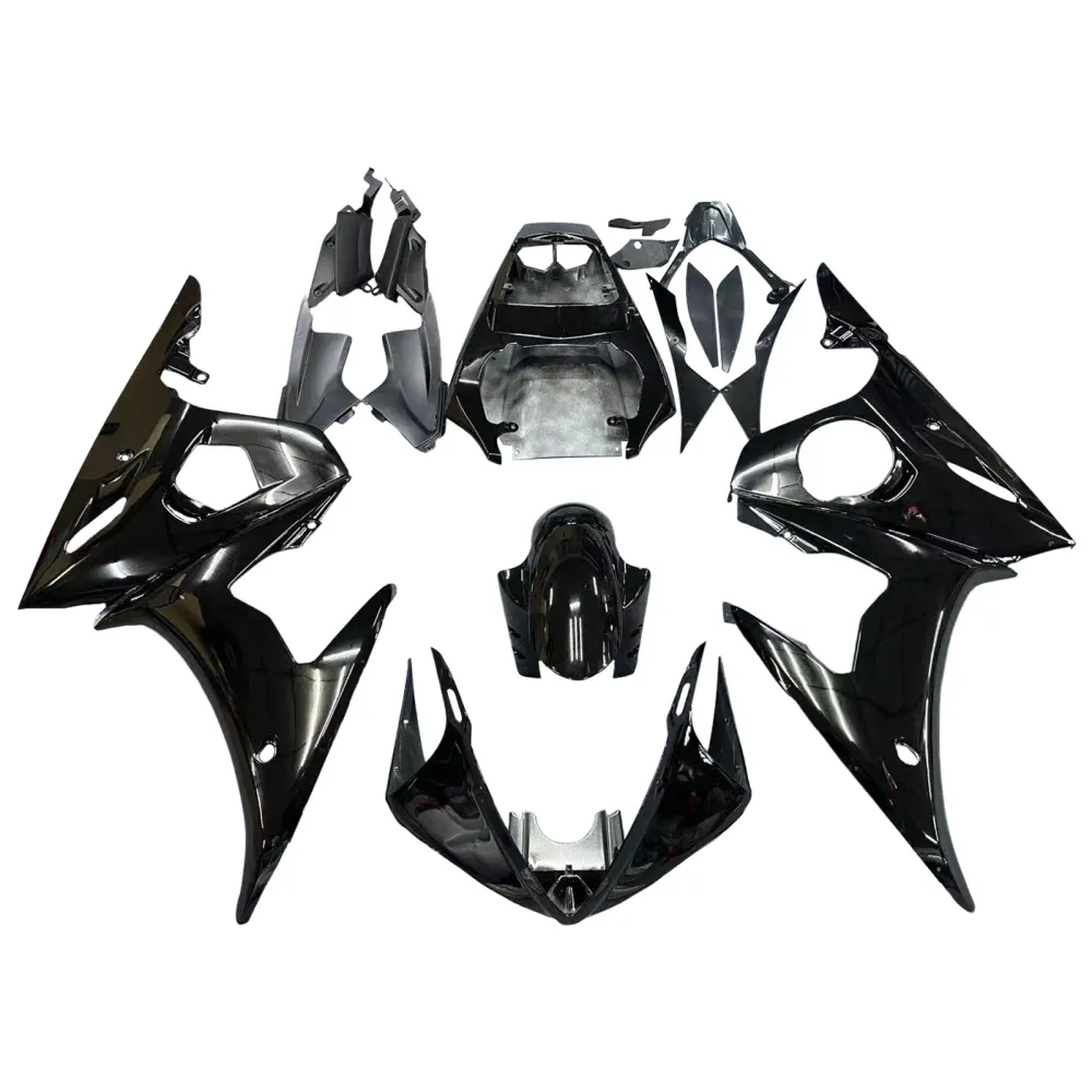 2005 Yamaha Yzf R6 Faining Gloss Black Kit Amotopart