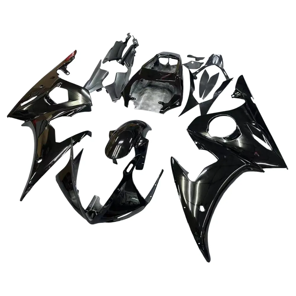 2005 Yamaha Yzf R6 Faining Gloss Black Kit Amotopart