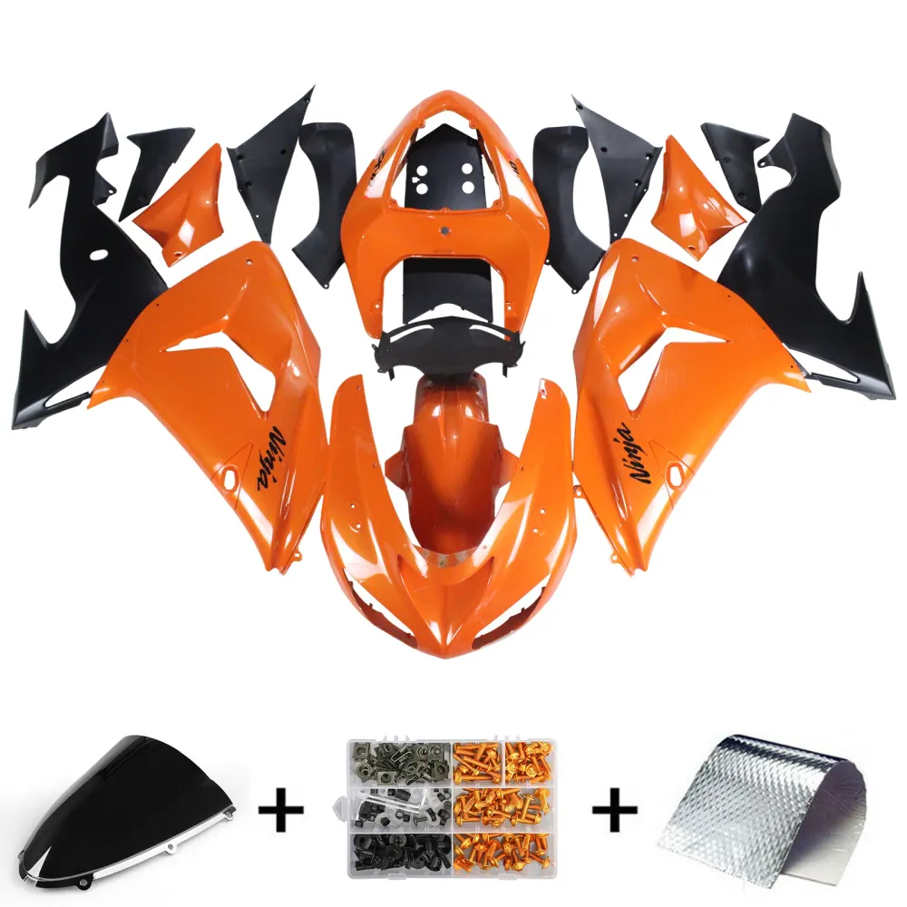 2006-2007 KAWASAKI ZX10R AMOTOPART KIT DE FAFORNAÇÃO DO AMOTOPART KIT BOYWORK ABS #120