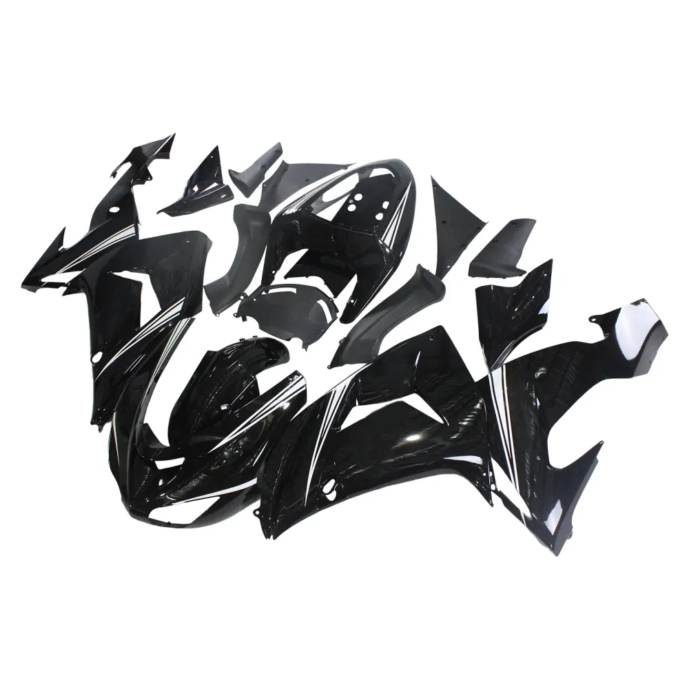 2006-2007 Kawasaki ZX10R Kit de carenagem de injeção AMOTOPART PLÁSTICO ABS #127