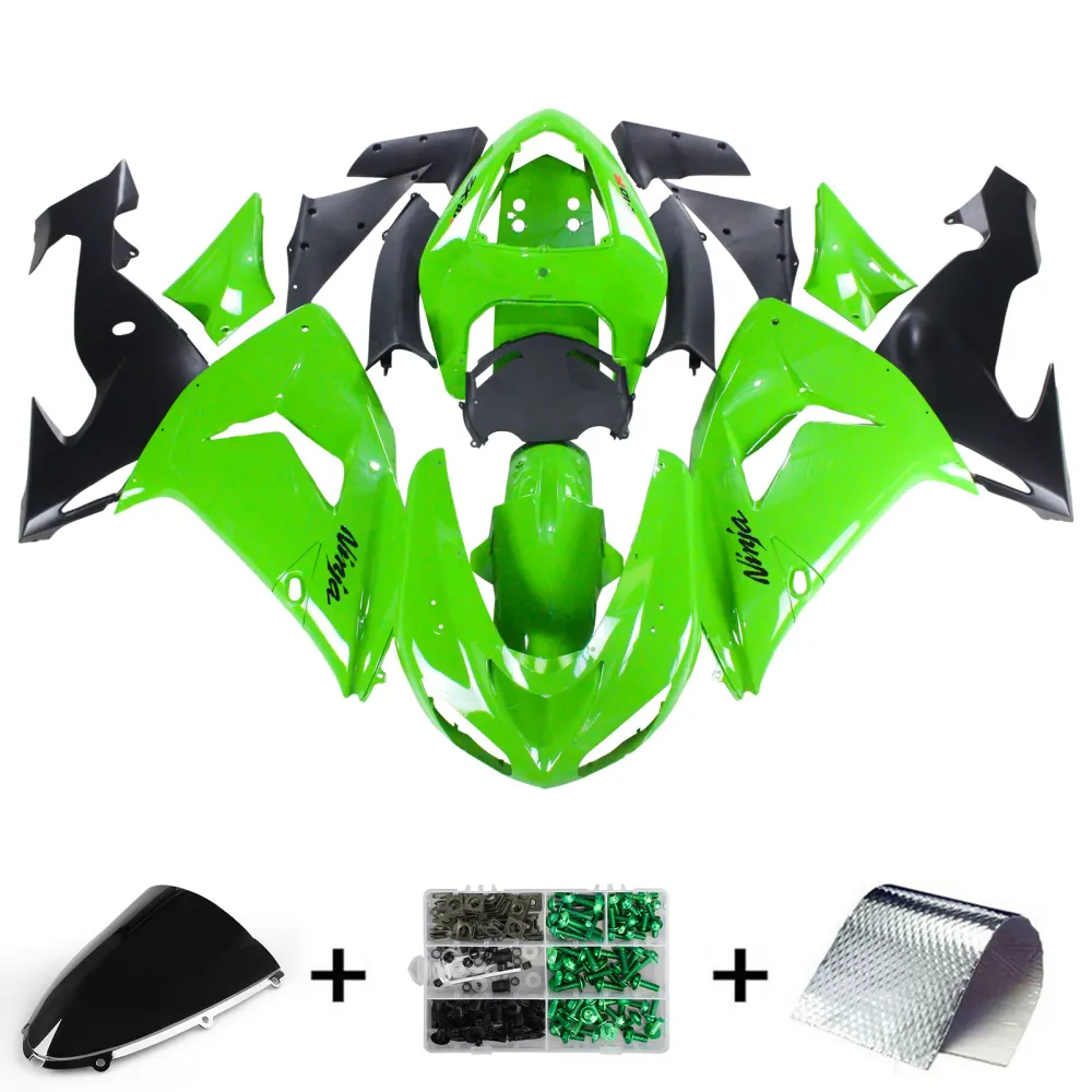 2006-2007 Kawasaki ZX10R Kit de carenagem de injeção AMOTOPT KIT BOYWORK ABS #105 Amotopart