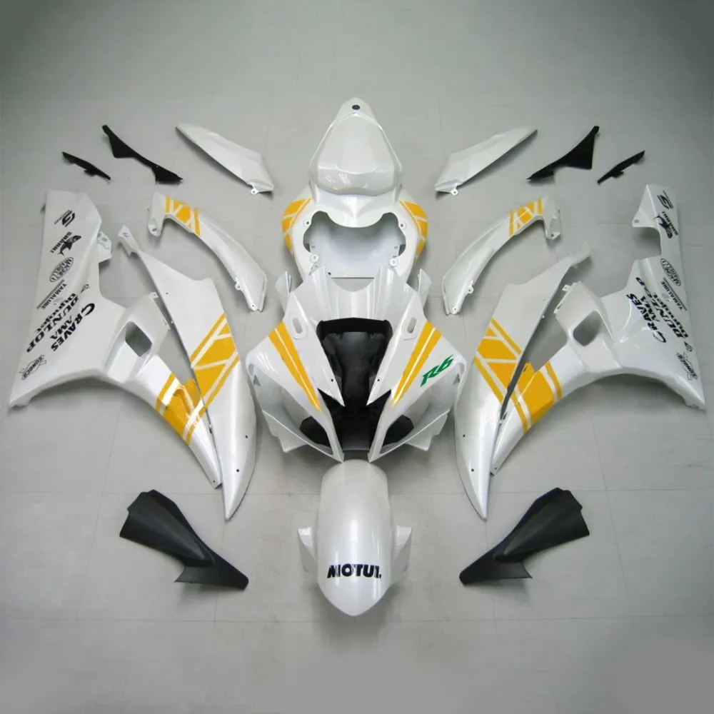 2006-2007 Yamaha YZF 600 R6 Kit de carenagem de injeção AMOTOPT KIT BOYWORK ABS #141 Amotopart