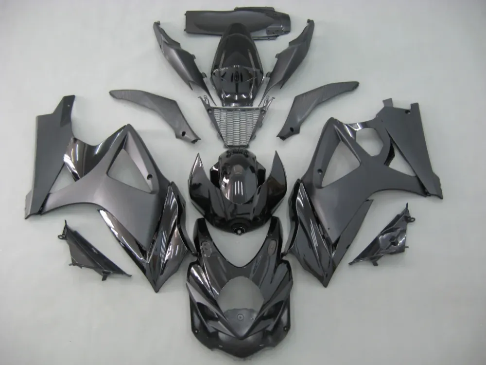 2007-2008 Suzuki GSXR 1000 All Black GSXR Racing AmotoPart Fairings Fairing Customs