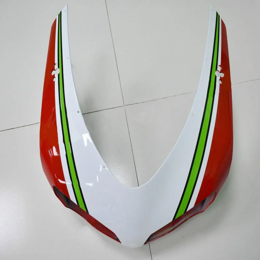 2007-2011 Ducati 1098 1198 848 Kit de carenagem branca vermelha Amotopart