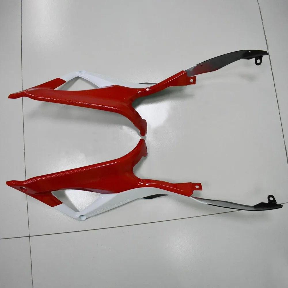 2007-2011 Ducati 1098 1198 848 Kit de carenagem branca vermelha Amotopart