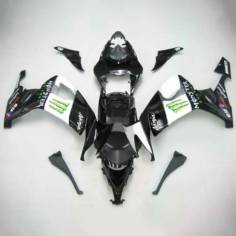 2008-2010 Kawasaki ZX10R Kit de carenagem de injeção AMOTOPT KIT BOYWORK ABS #101 Amotopart