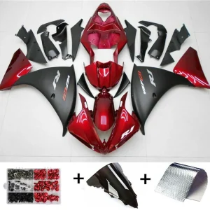 2009-2011 Yamaha YZF R1 Faining Red Black Kit Amotopart