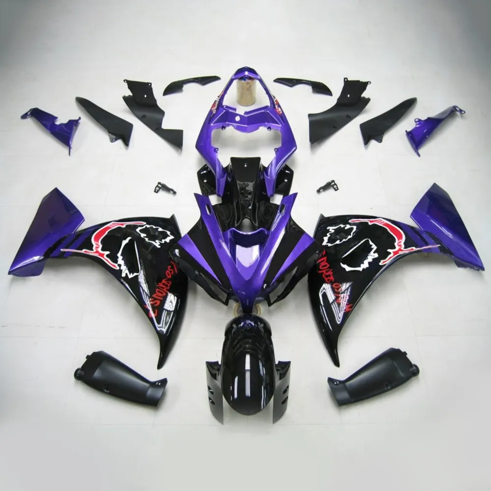 2012-2014 Yamaha YZF 1000 R1 Kit de carenagem de injeção AMOTOTART ABS PLÁSTICO DE PLÁSTICOS #137 Amotopart