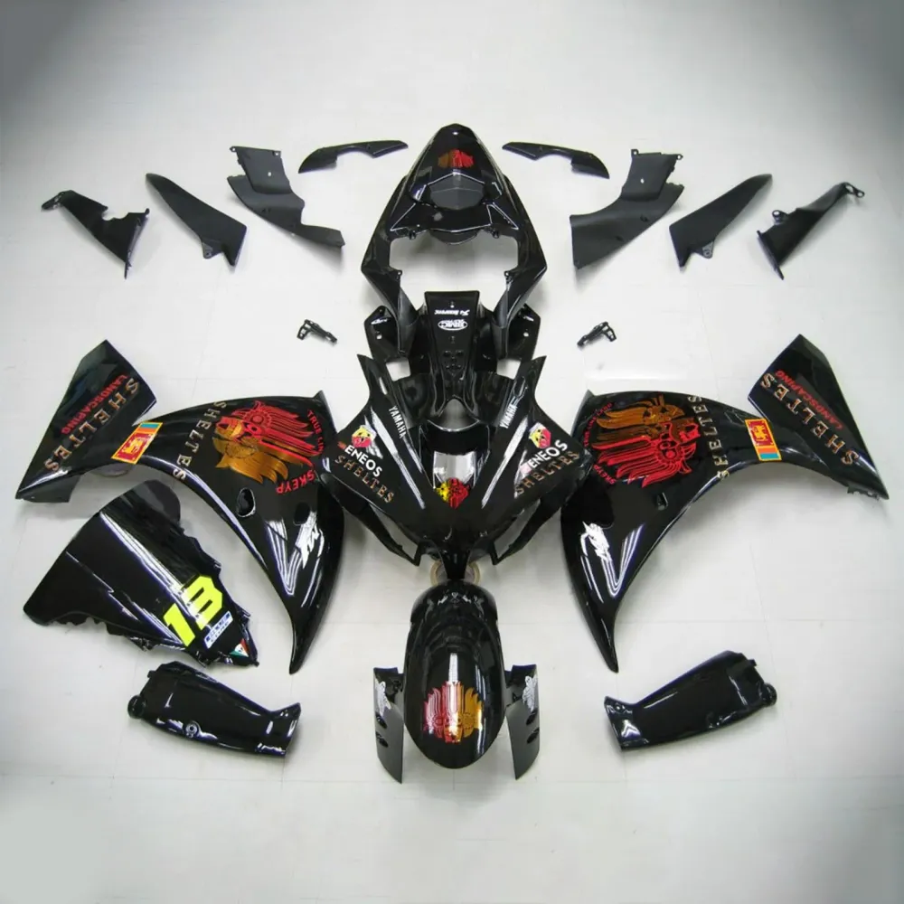 2012-2014 Yamaha YZF 1000 R1 Kit de carenagem de injeção AMOTOTART ABS PLÁSTICO DE PLÁSTICOS #141 Amotopart