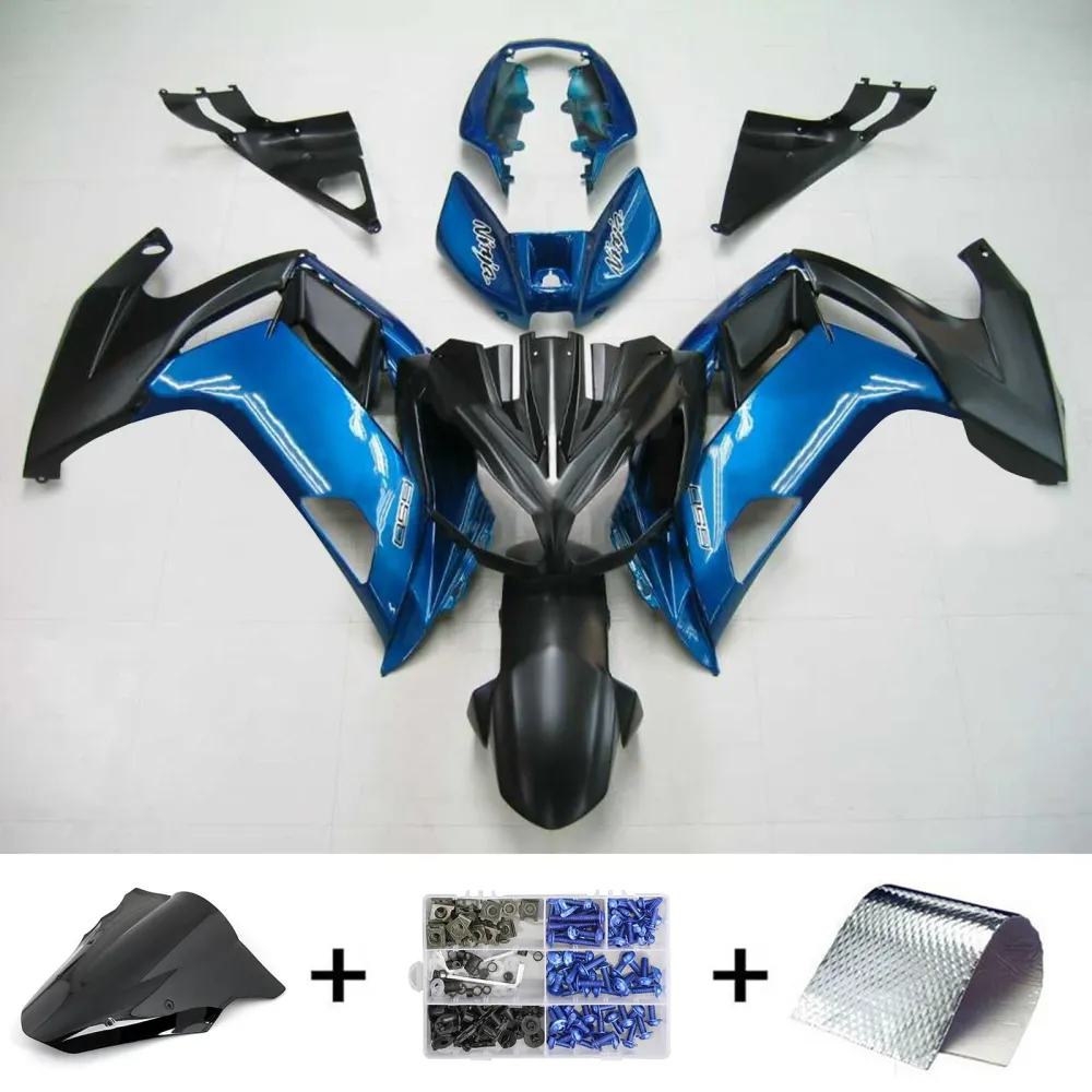 2012-2016 KAWASAKI ER6F NINJA650 AMOTOPART KIT DE FAFORMAÇÃO DE INFENSÃO AMOTOPART PLÁSTICO ABS #101