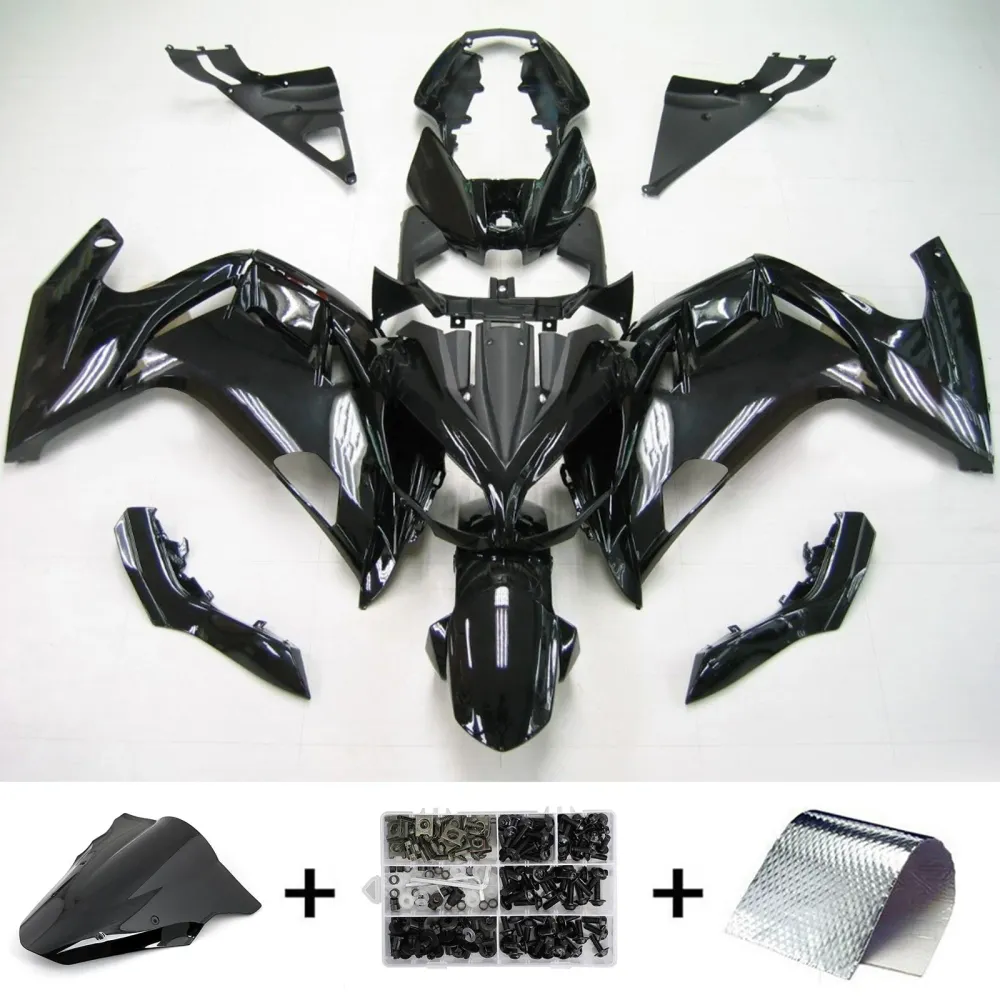 2012-2016 KAWASAKI ER6F NINJA650 AMOTOPART KIT DE FAFORMAÇÃO DE INFENSÃO AMOTOPT PLÁSTICO ABS #104