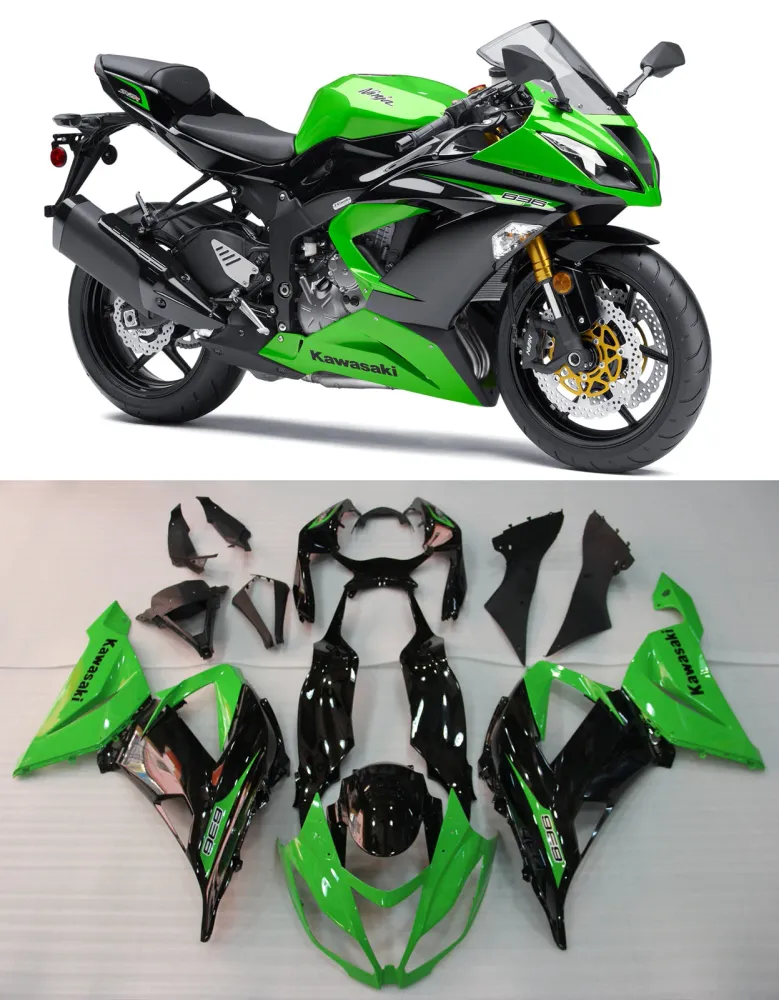 2013-2018 Kawasaki ZX6R 636 Kit de carenagem Amotopart