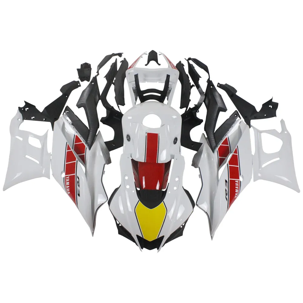2019-2021 Yamaha YZF-R3 R25 Kit de carenagem de injeção AMOTOTT KIT BODYWORK ABS #106 Amotopart