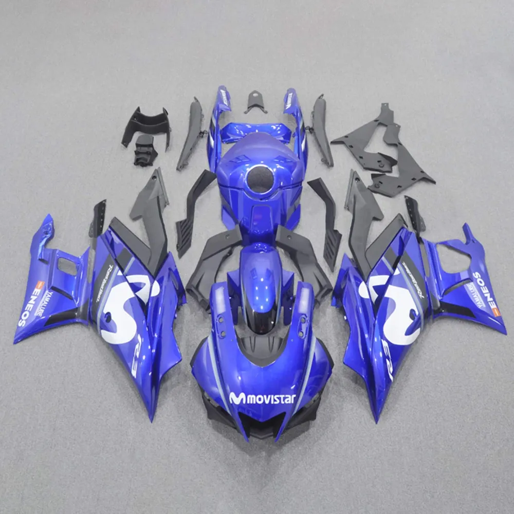 2019-2021 Yamaha YZF-R3 R25 Kit de carenagem de injeção AMOTOTT KIT BODYWORK ABS #109 Amotopart