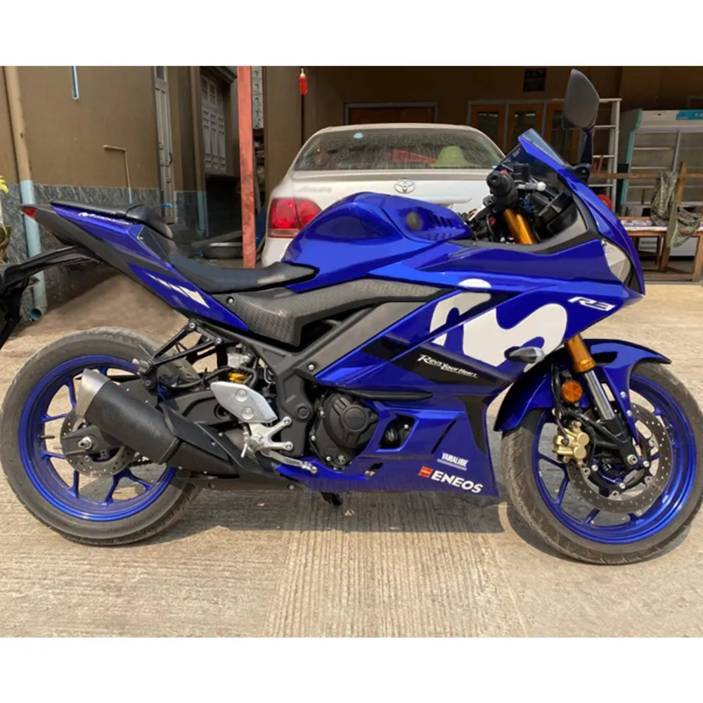 2019-2021 Yamaha YZF-R3 R25 Kit de carenagem de injeção AMOTOTT KIT BODYWORK ABS #109 Amotopart