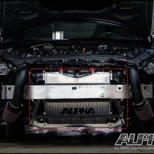 AMS Performance 2009+ Nissan R35 GTR Alpha Race Front Mount Intercooler Kit w/Logo