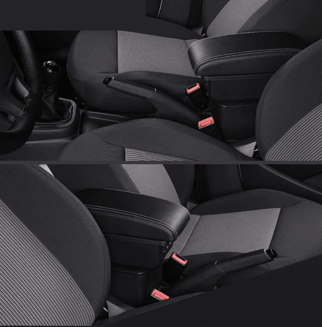 Apoio de braço central premium com 3 portas USB Mazda 2 2007 2015