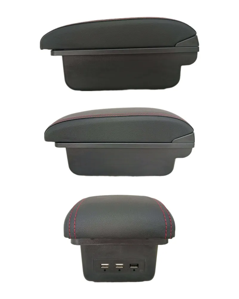 Apoio de braço do console central Premium 3 portas USB Chevrolet Aveo 2006 2014