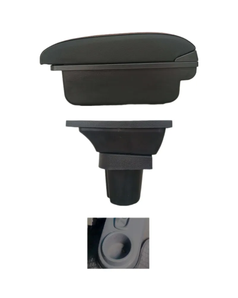 Apoio de braço do console central Premium 3 portas USB Chevrolet Aveo 2006 2014