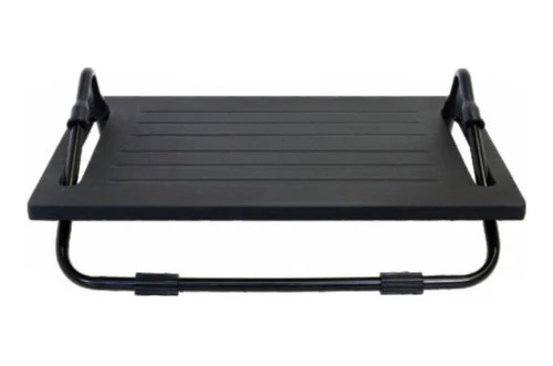 Apoio Descanso Base Suporte Ergonômico Para Os Pés - Preto